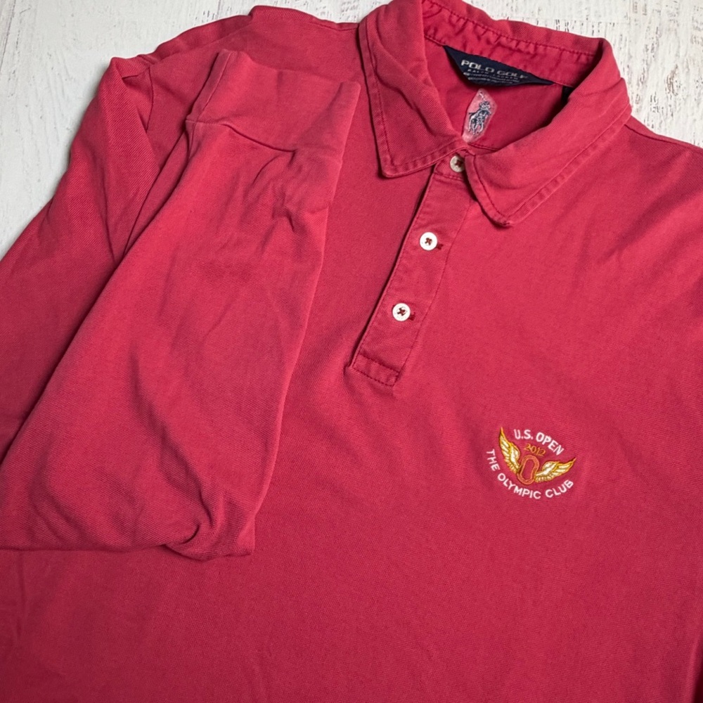 Ralph Lauren Polo Golf  Fuchsia Men's L US Open 2012 Polo
